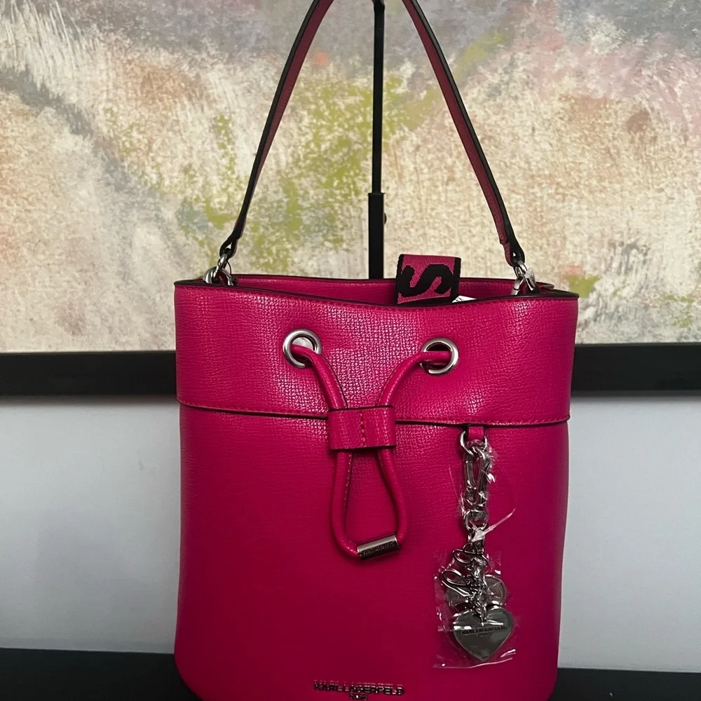 Karl Lagerfeld Bucket Adele Bag NWT
